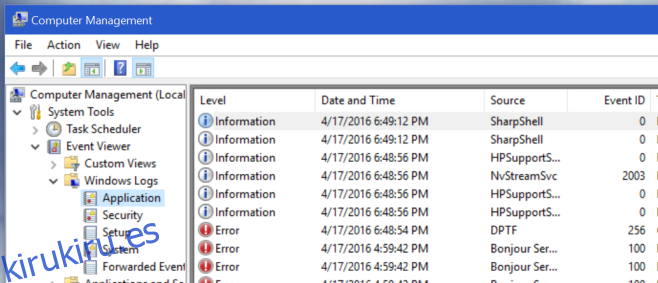 Cómo saber qué usuario instaló o eliminó una aplicación en Windows