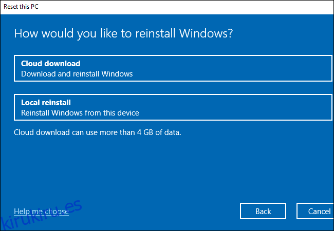 Elegir si usar Windows 10 