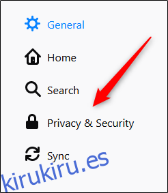Privacidad y seguridad en Firefox