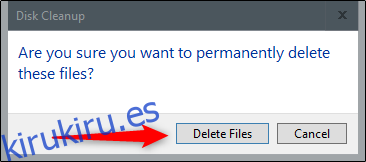 Eliminar archivos de forma permanente