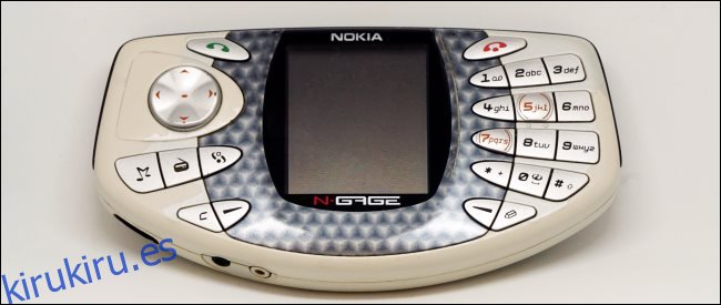 Un dispositivo Nokia N-Gage.