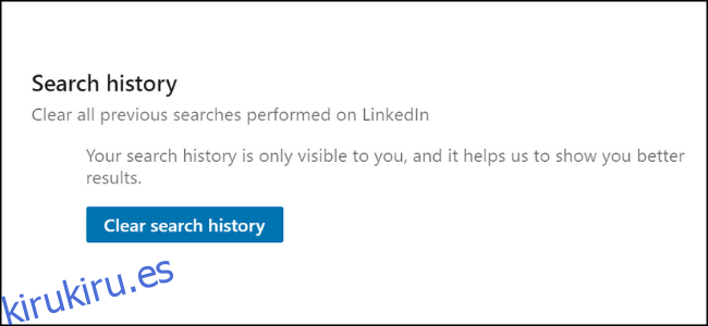 Limpieza de búsqueda de LinkedIn