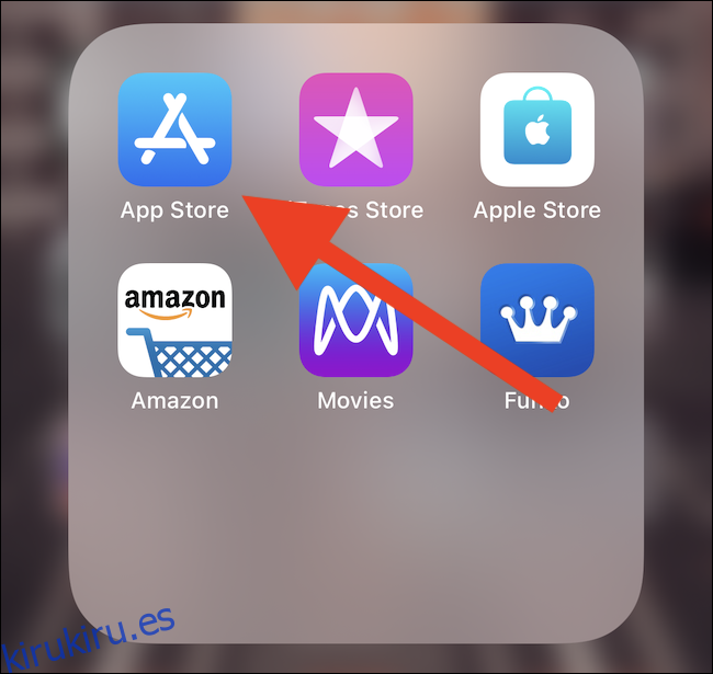 Abre la App Store