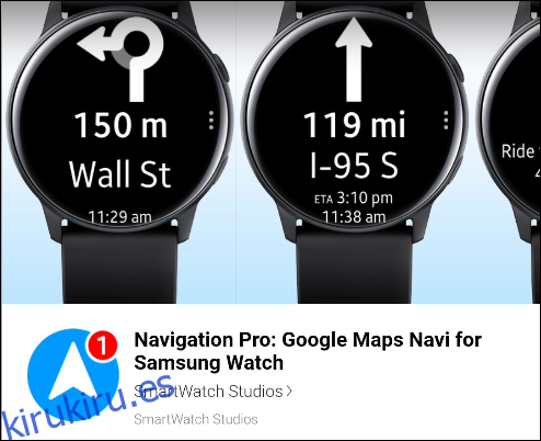 Cómo usar Google Maps en un reloj inteligente Samsung Galaxy