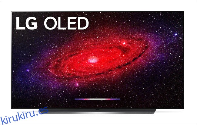 Un televisor insignia LG CX OLED 2020.