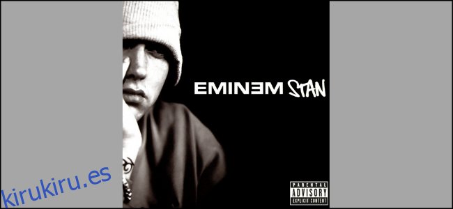 Canción del artista de rap de Eminem