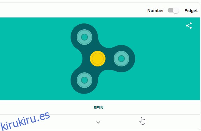 GIF animado del fidget spinner numerado.
