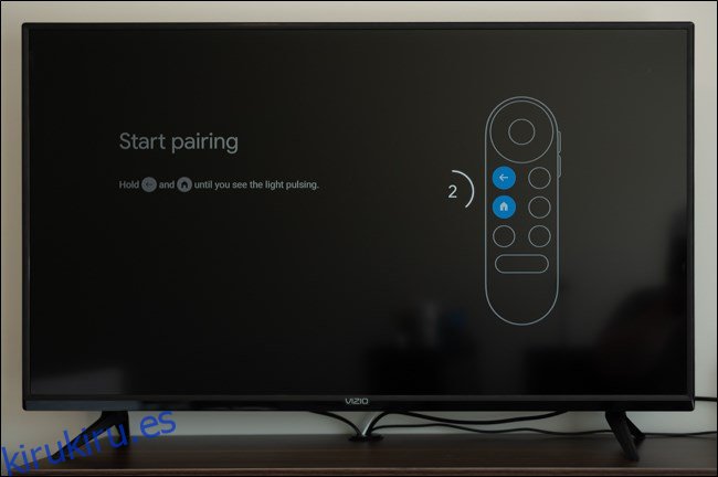 Empareja tu control remoto con Chromecast con Google TV