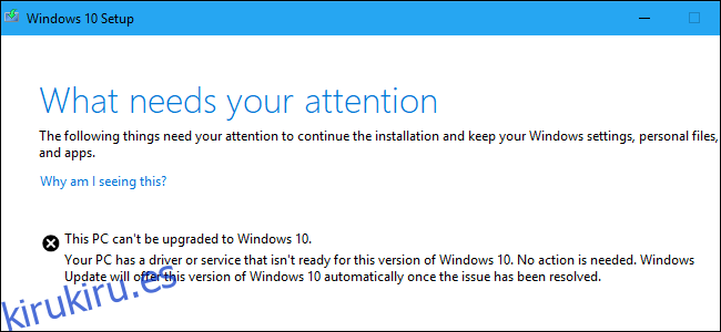 Error de configuración de lo que necesita su atención en Windows 10