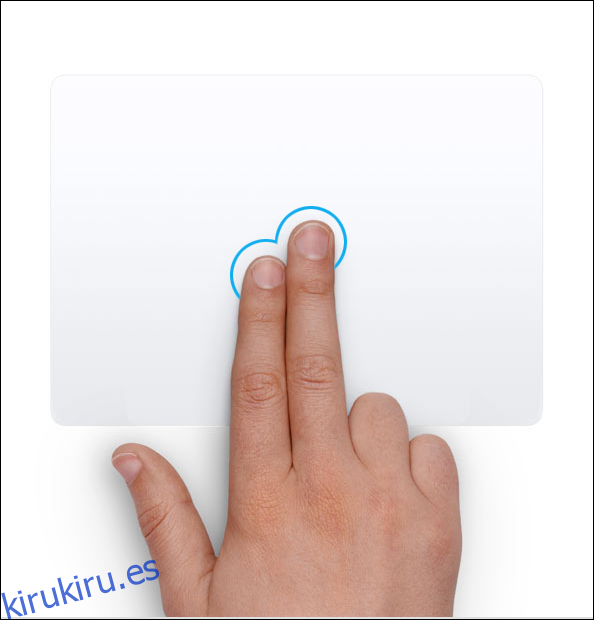 Cómo hacer un clic derecho en el trackpad de MacBook o en el trackpad mágico