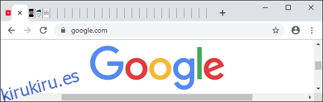 Se abre una gran cantidad de pestañas en la barra de pestañas de Chrome.