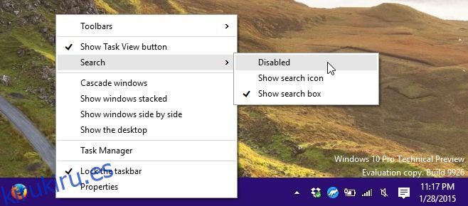disable_search_windows 10