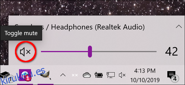 Sonido silenciado de Windows 10, parte 2