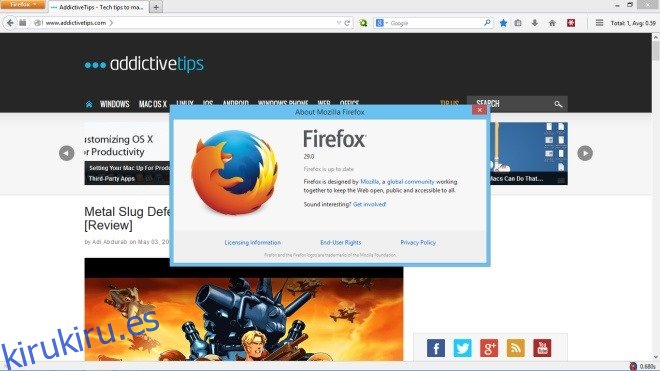 Restaurar tema clásico Firefox 29