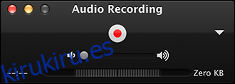 QuickTimePlayer - Grabación de audio