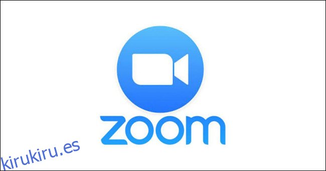 El logotipo de Zoom Meeting.