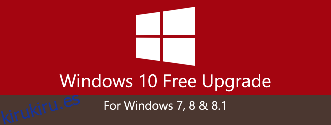 actualización gratuita de windows-10