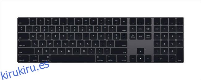 Apple Magic Keyboard 2 con teclado numérico.