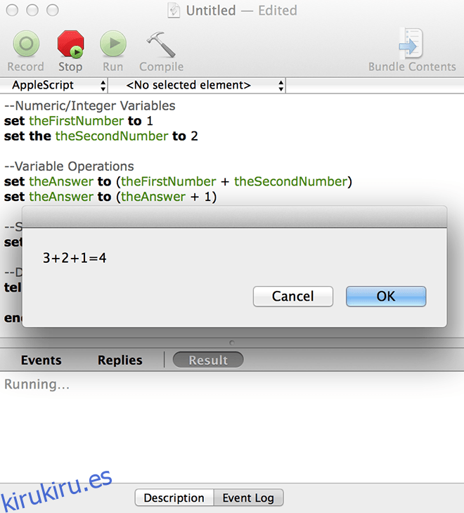 AppleScript - Editor