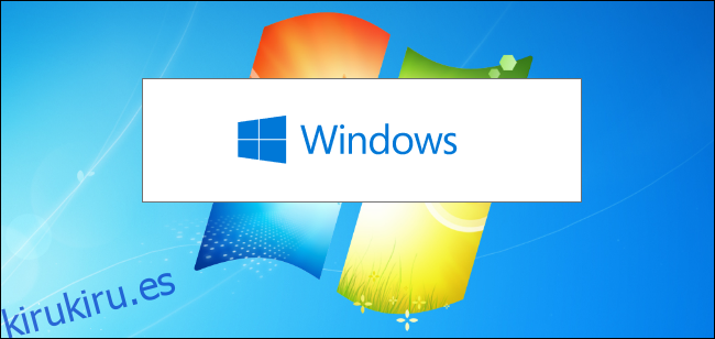 Instalador de Windows 10 en una imagen de fondo de Windows 7.