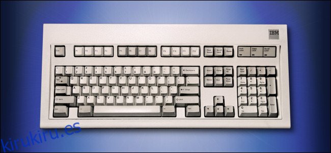 El teclado IBM Model M.