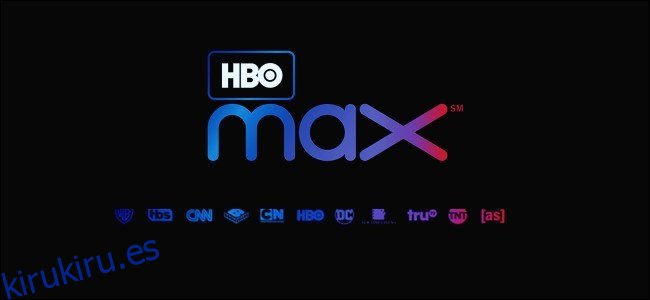 Logotipo de HBO Max en la computadora portátil