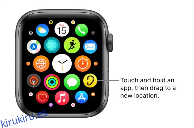 Modo jiggle del Apple Watch