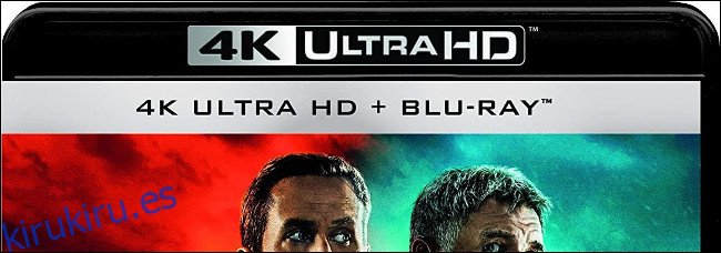 Un anuncio de Blu-ray 4K Ultra HD.
