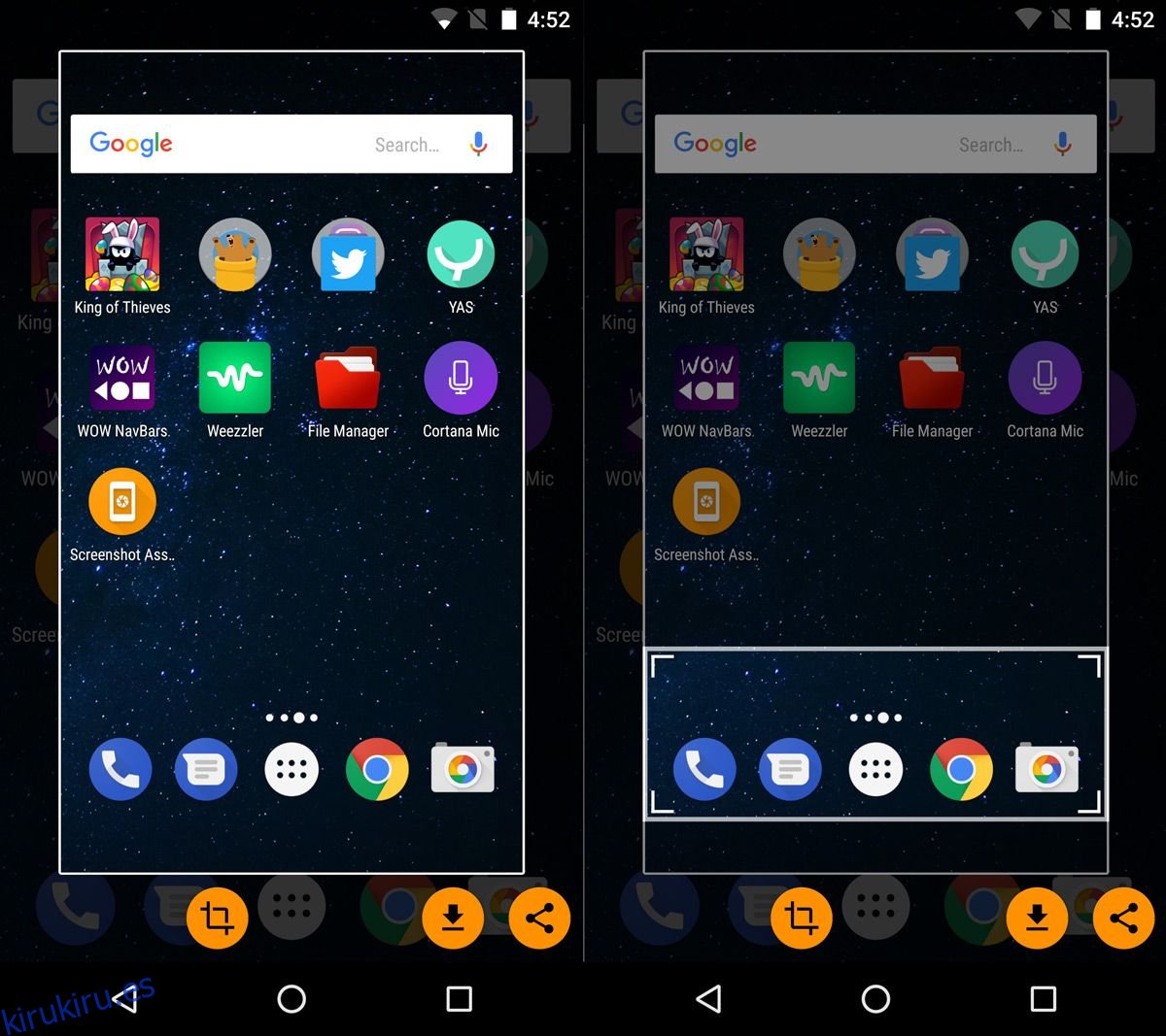 Android P traerá botón para capturas de pantalla