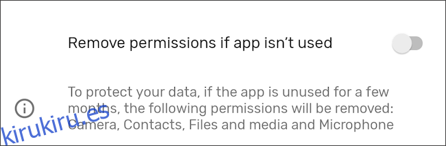 Configurar la eliminación automática de permisos de aplicaciones en Android