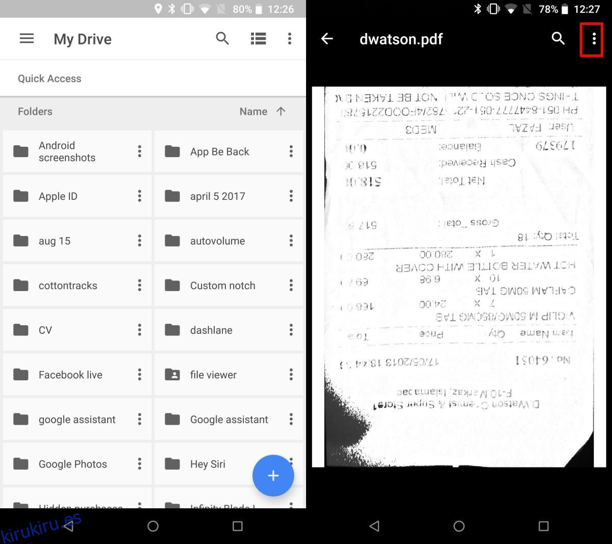 Cómo agregar accesos directos a archivos de Google Drive a su pantalla de inicio [Android]