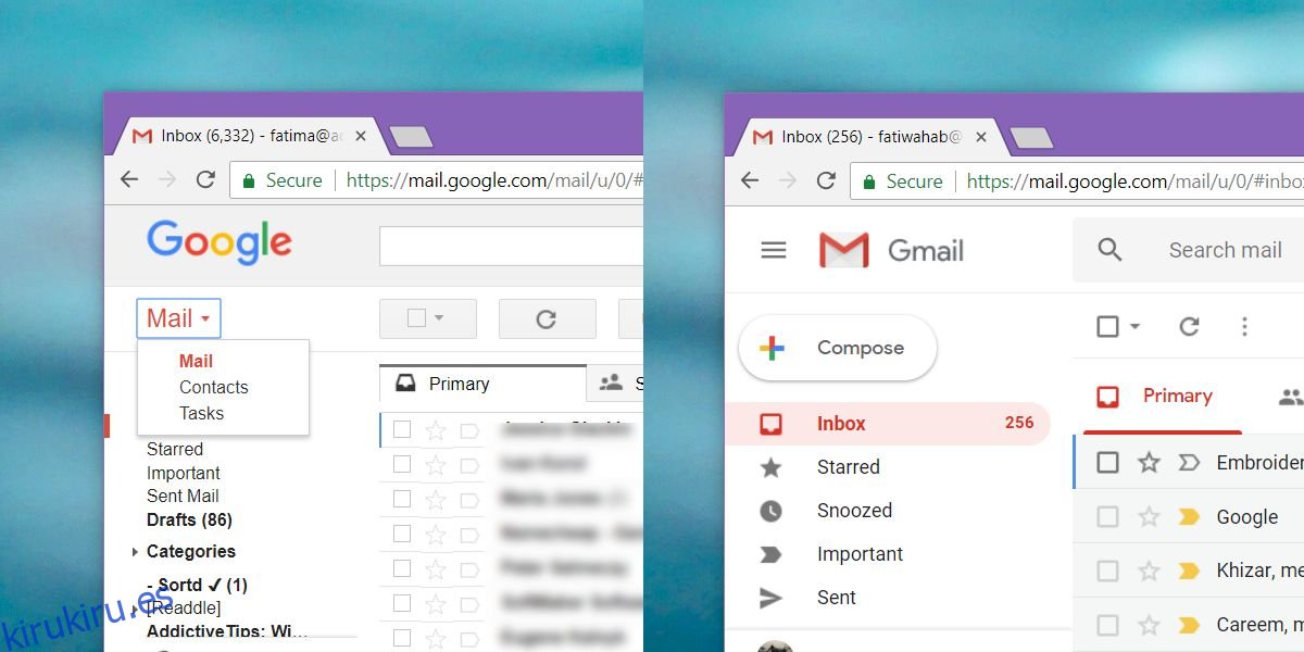 Cómo buscar contactos en la nueva interfaz web de Gmail