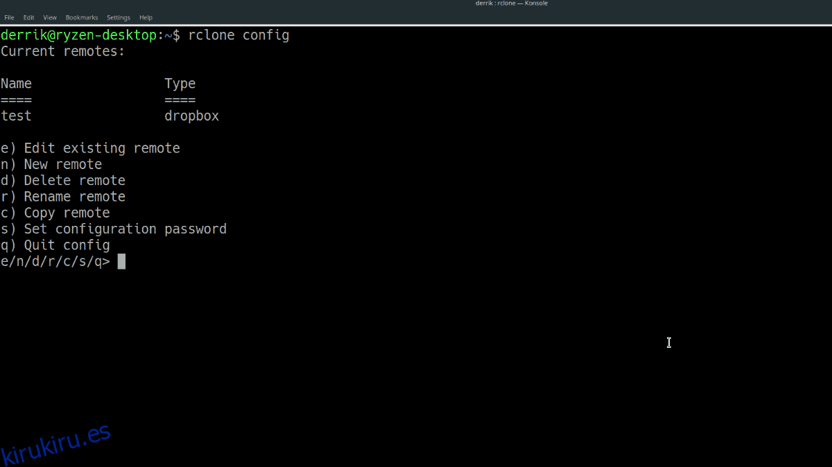 Cómo configurar Rclone para Linux