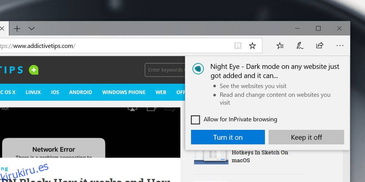 Cómo obtener el modo oscuro para sitios web en Microsoft Edge en Windows 10