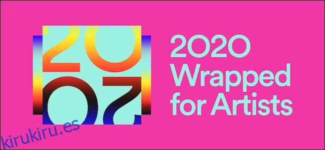 Logotipo de Spotify for Artists Wrapped 2020