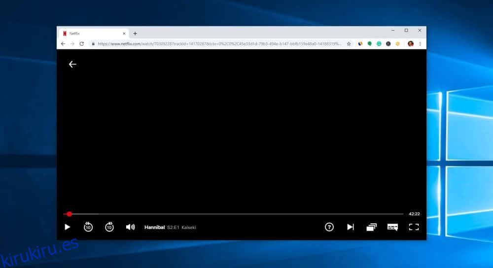 Netflix: no se puede tomar una captura de pantalla en Windows 10