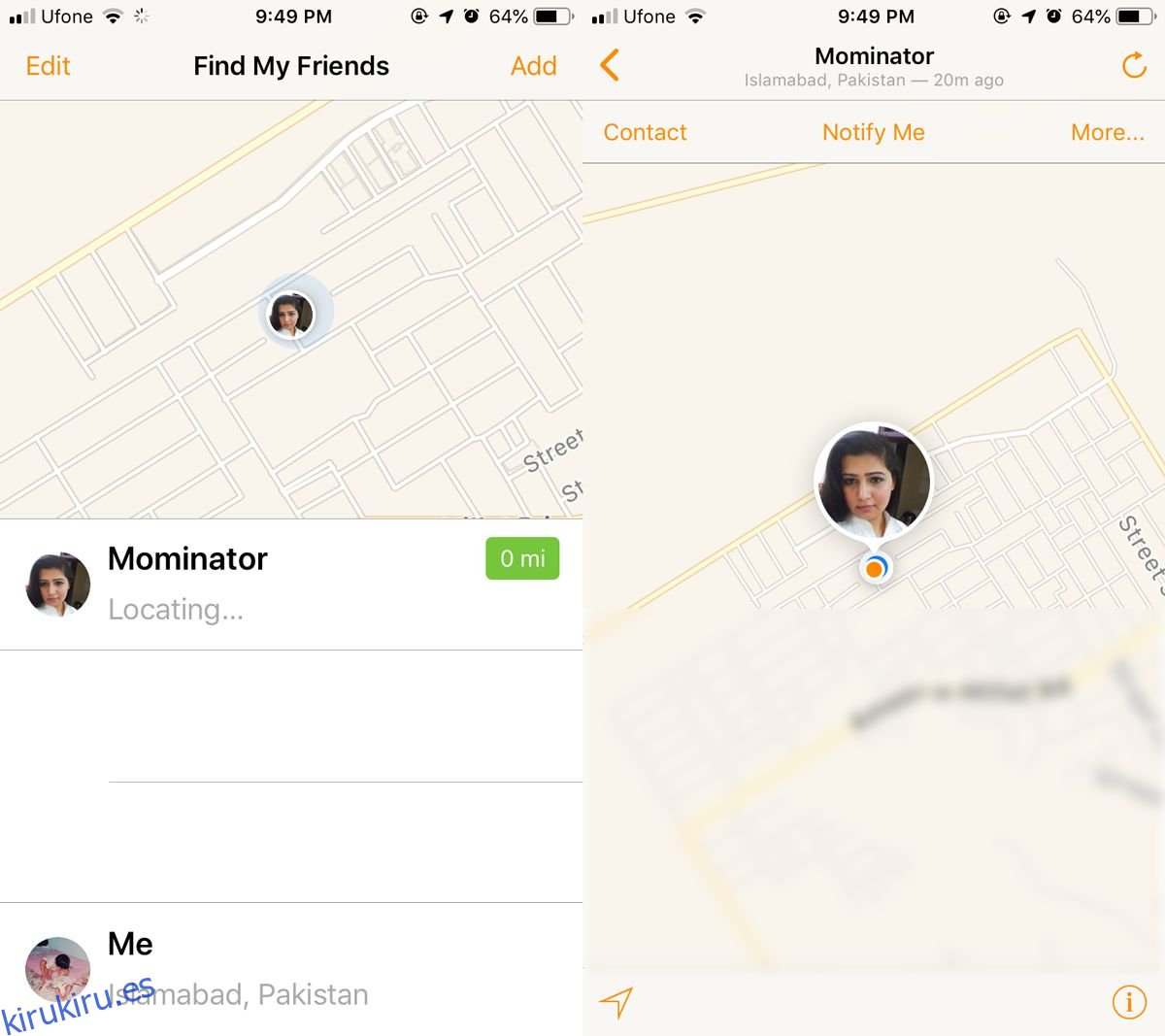 Cómo obtener alertas de ubicación para amigos en iOS