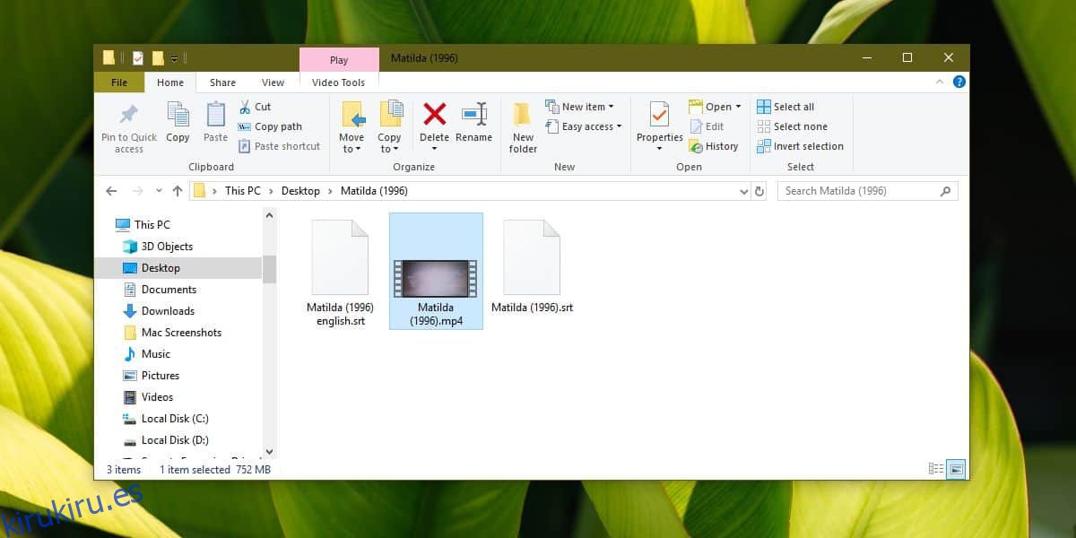 Cómo obtener dos subtítulos en el reproductor VLC en Windows 10
