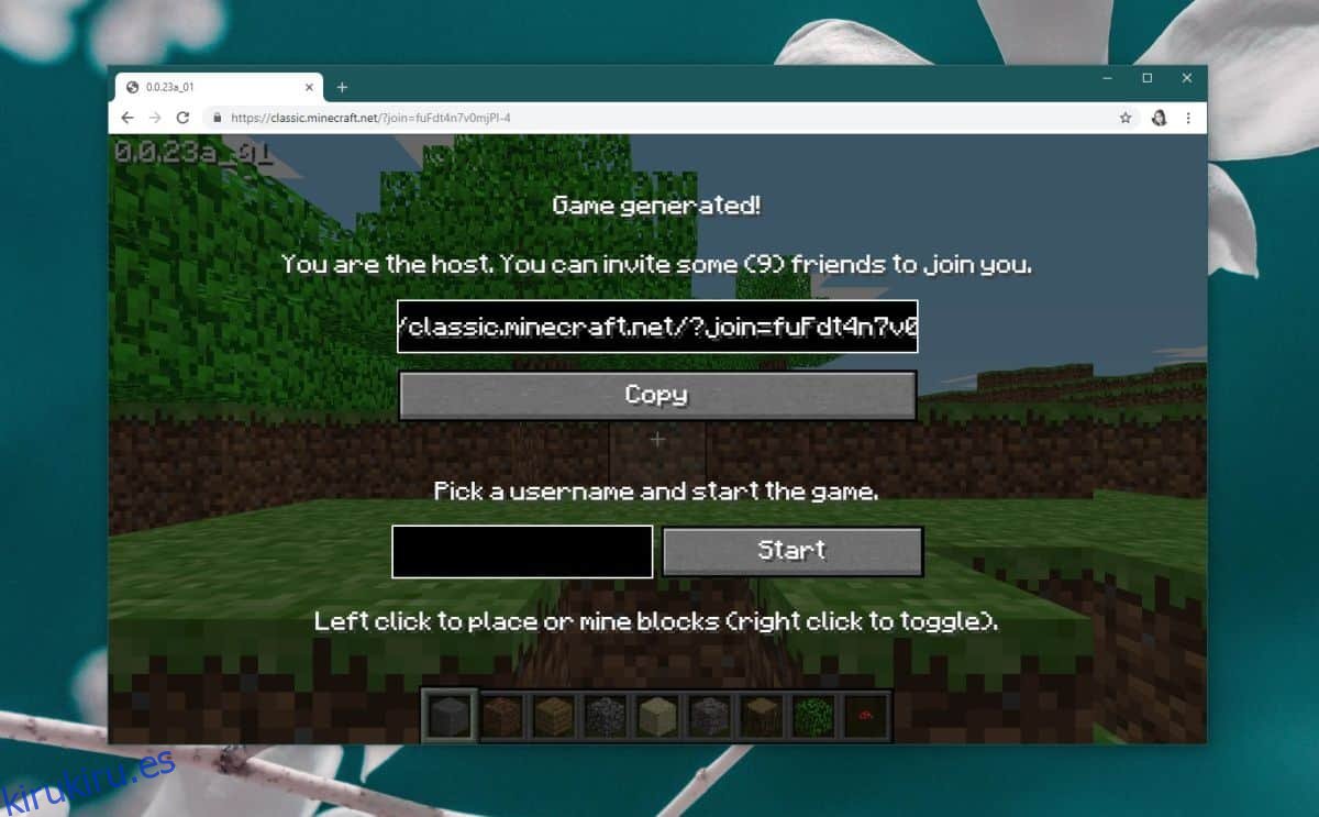 Cómo jugar al Minecraft clásico en un navegador