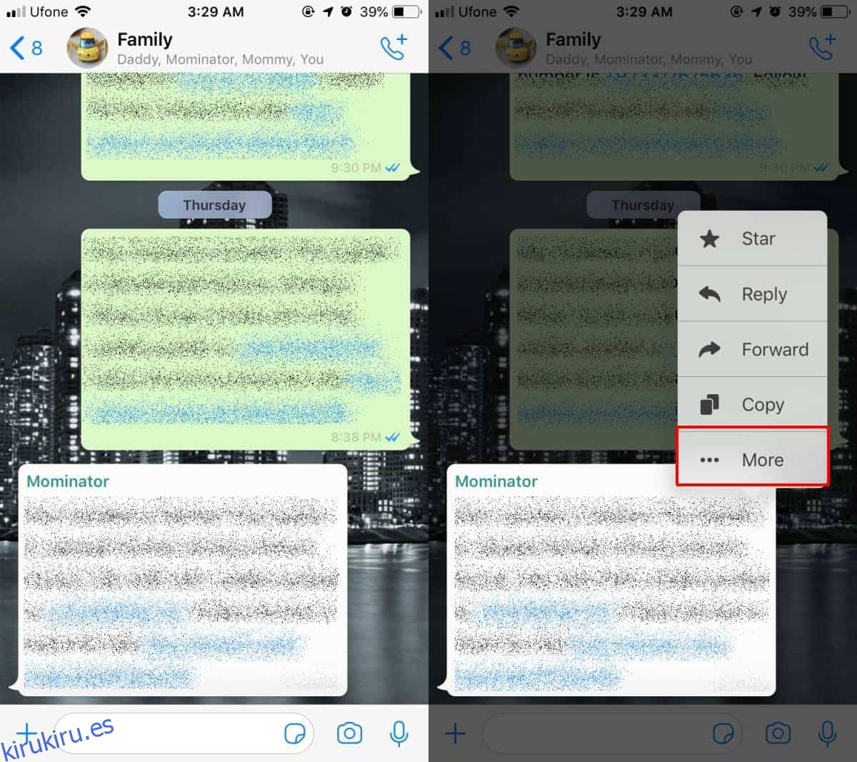 Cómo responder de forma privada a mensajes grupales en Whatsapp