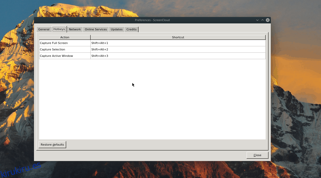 Cómo compartir capturas de pantalla de Linux en línea con ScreenCloud