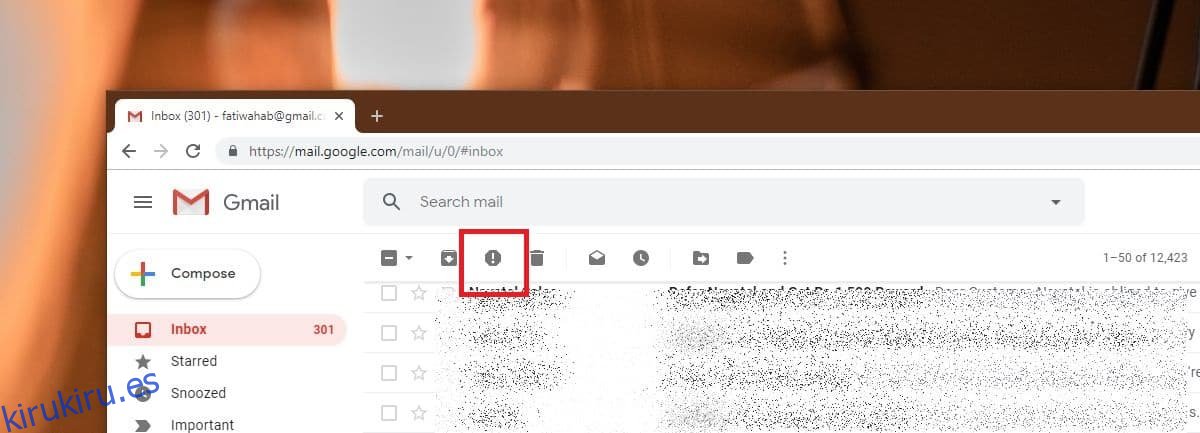 Cómo cancelar la suscripción al spam en Gmail