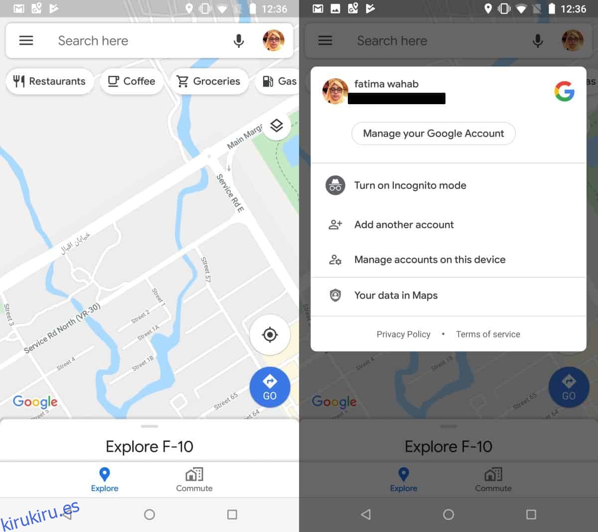 Cómo usar Google Maps en modo incógnito en Android