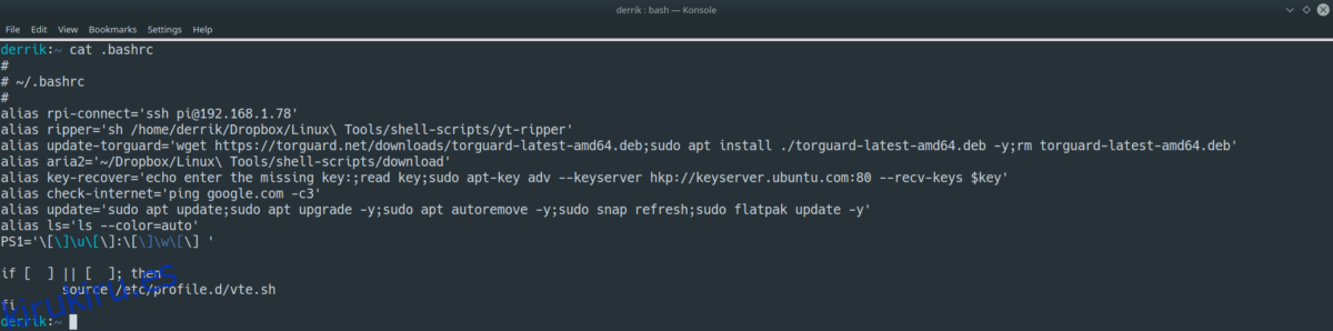 Cómo personalizar el terminal de Linux con alias de bash