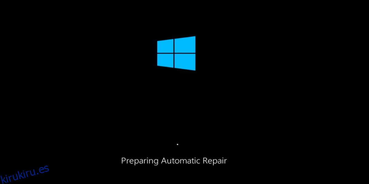 Reparar el bucle de reparación automática de Windows 10 cuando falla la reparación de inicio
