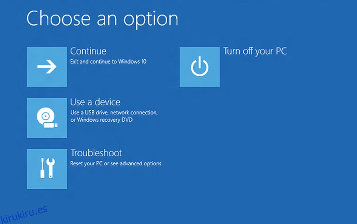 Cómo acceder al símbolo del sistema cuando Windows 10 no arranca