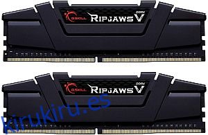 G.Skill RipJaws Serie V de 16 GB (2 x 8 GB) SDRAM de 288 pines PC4-28800 DDR4 3600 CL16