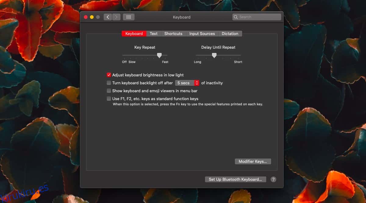 Cómo cambiar el atajo de teclado de captura de pantalla en macOS