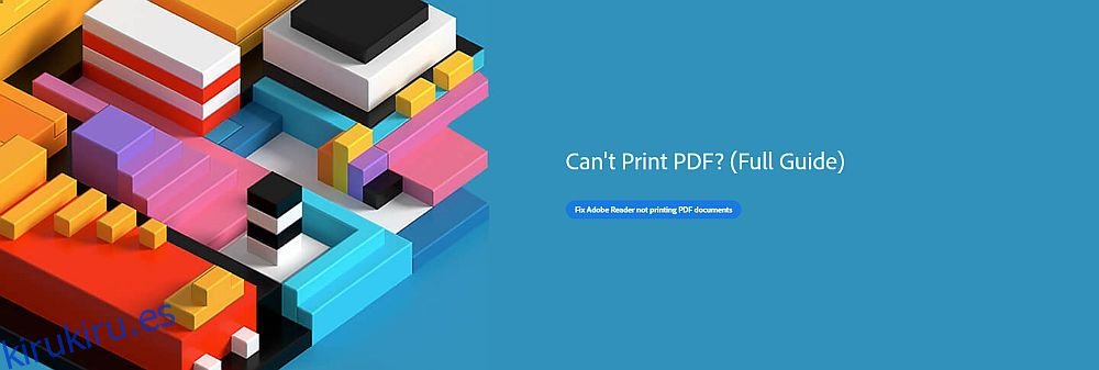 No puedo imprimir PDF