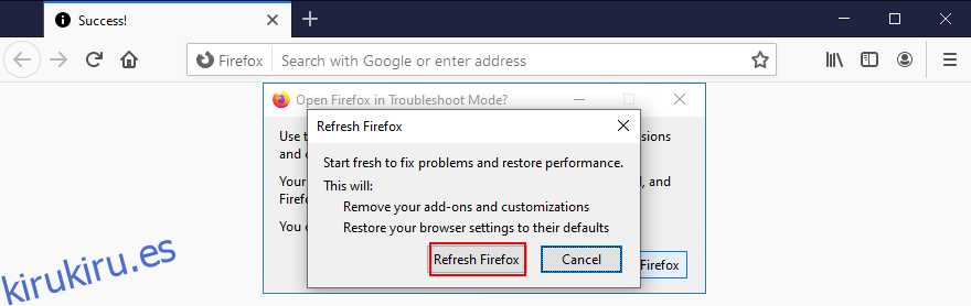 cómo actualizar Firefox
